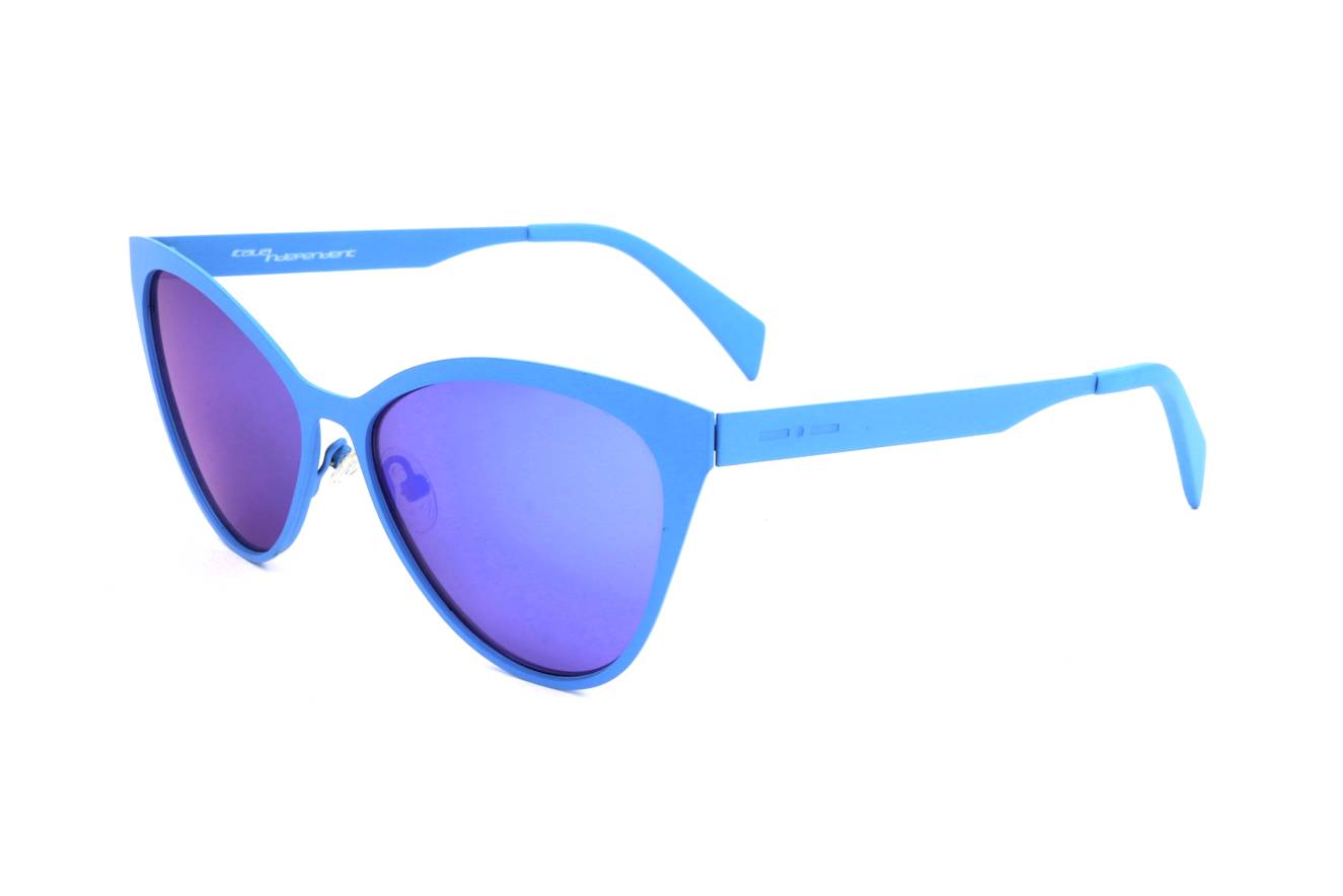 Italia Independent II 0022 027.000 Women's Sunglasses Blue Size 55