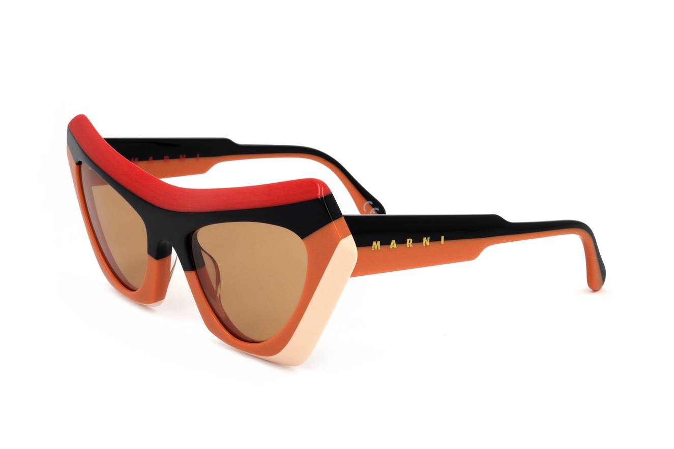 Marni I8XR P1N Devil's Pool Stripes Orange
