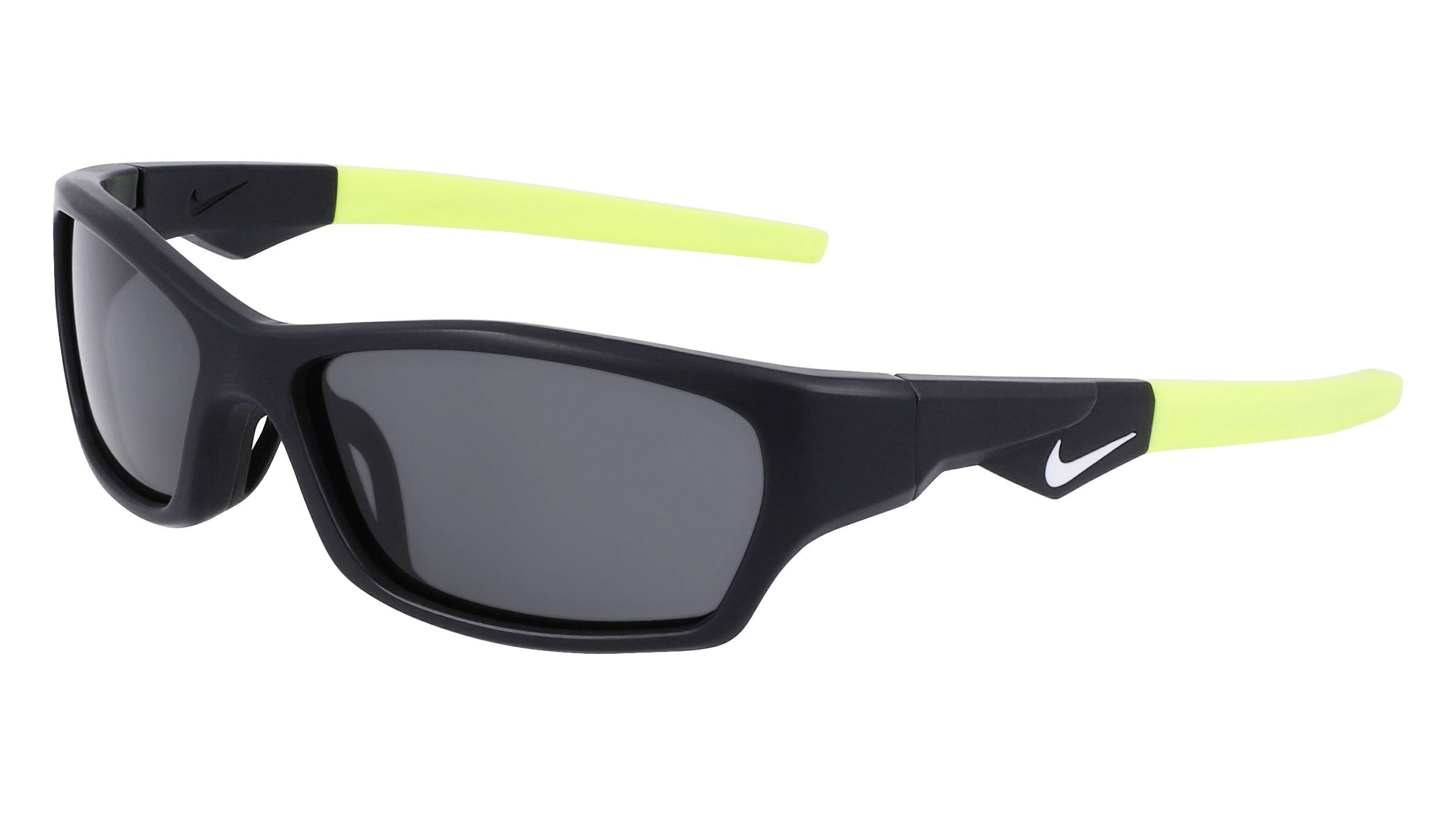 Nike Enfant Nike Jolt DZ7378 010 Lunettes De Soleil Bio-Inject Noir Gris Carré Normale Photochromatique-image
