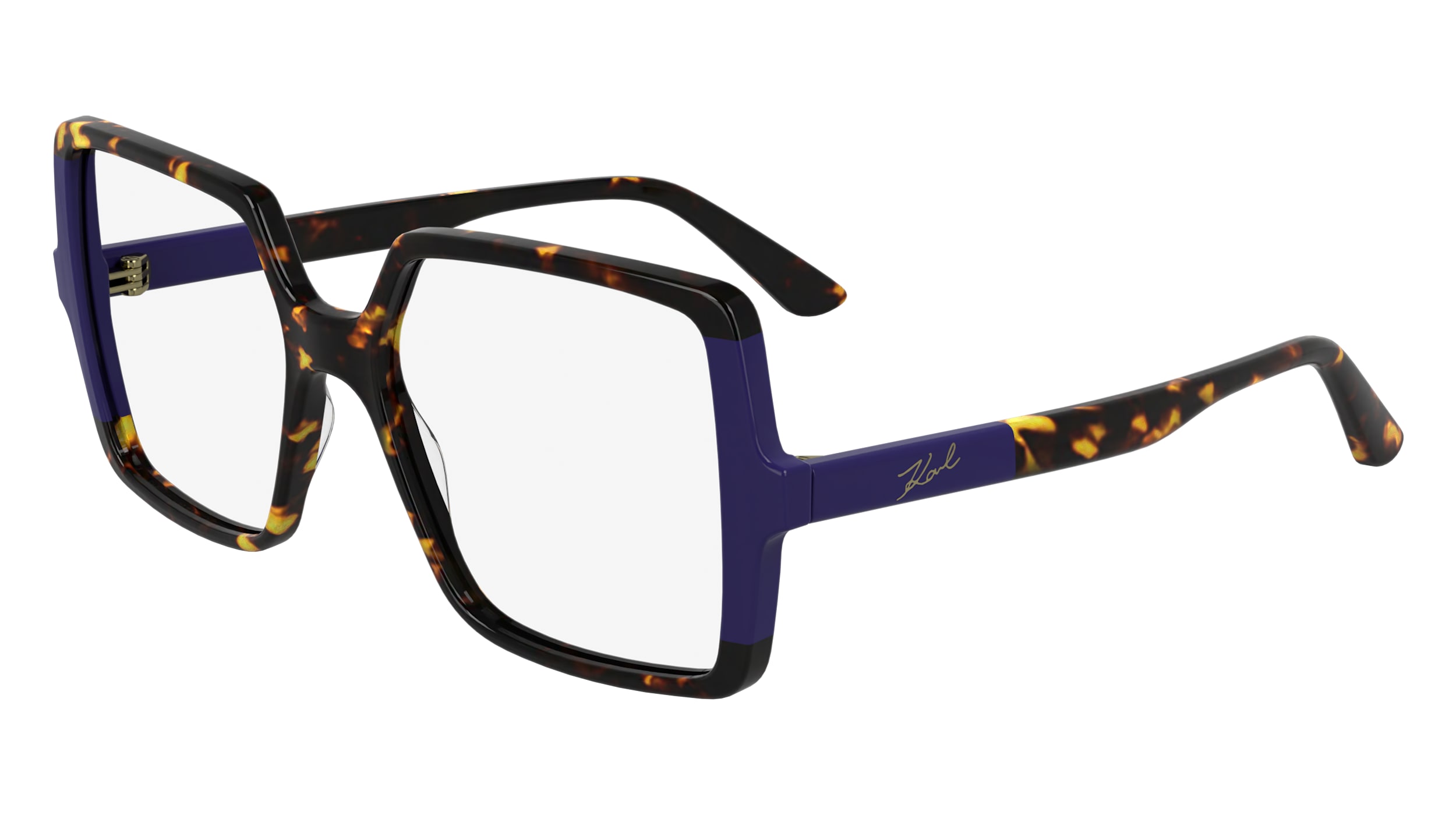 Karl Lagerfeld Damen KL6169 232 Optische Fassungen Acetat Havanna Quadratisch Normal-image
