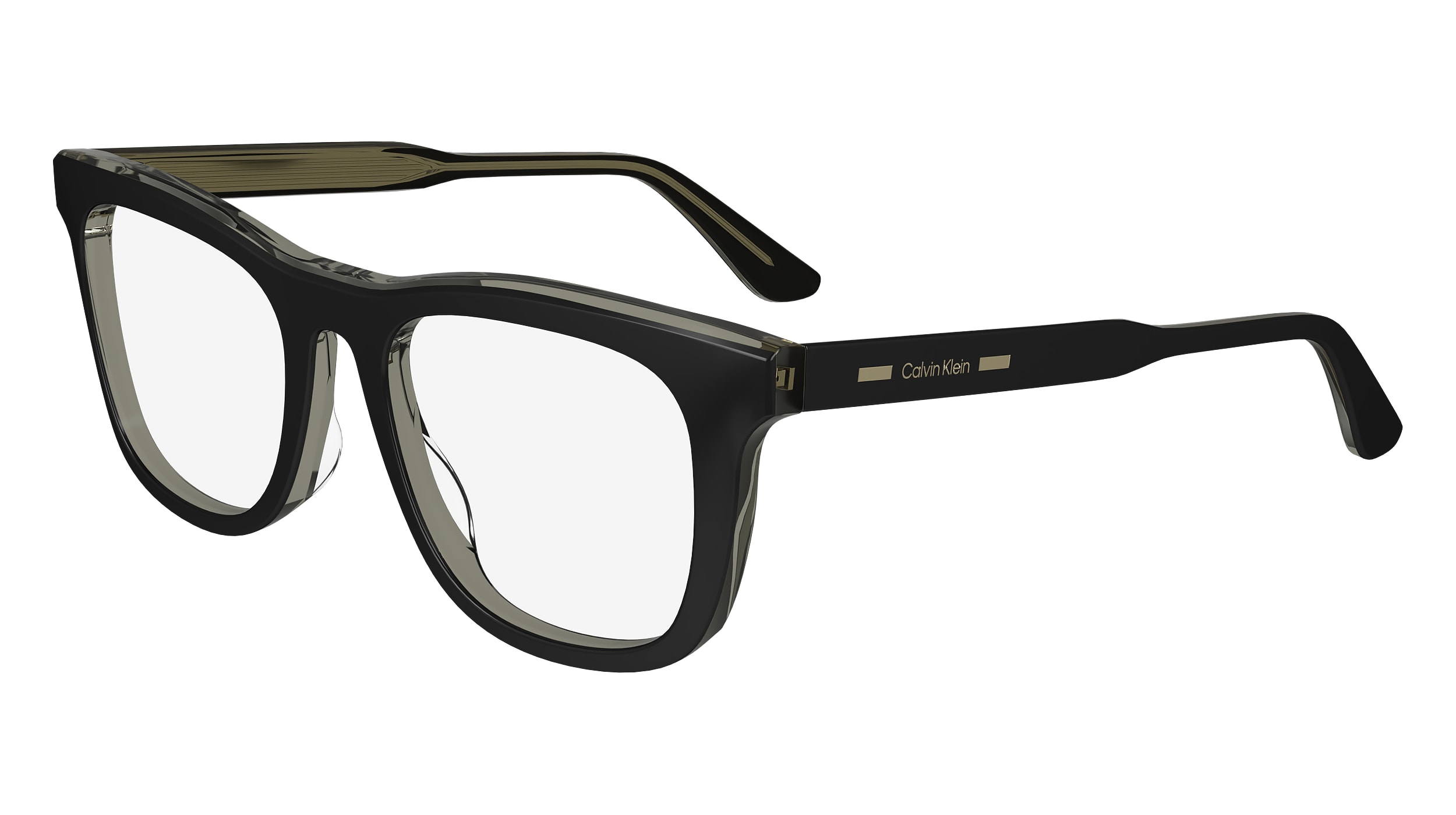 Calvin Klein Herren CK24515 013 Optische Fassungen Acetat Schwarz Quadratisch Normal-image