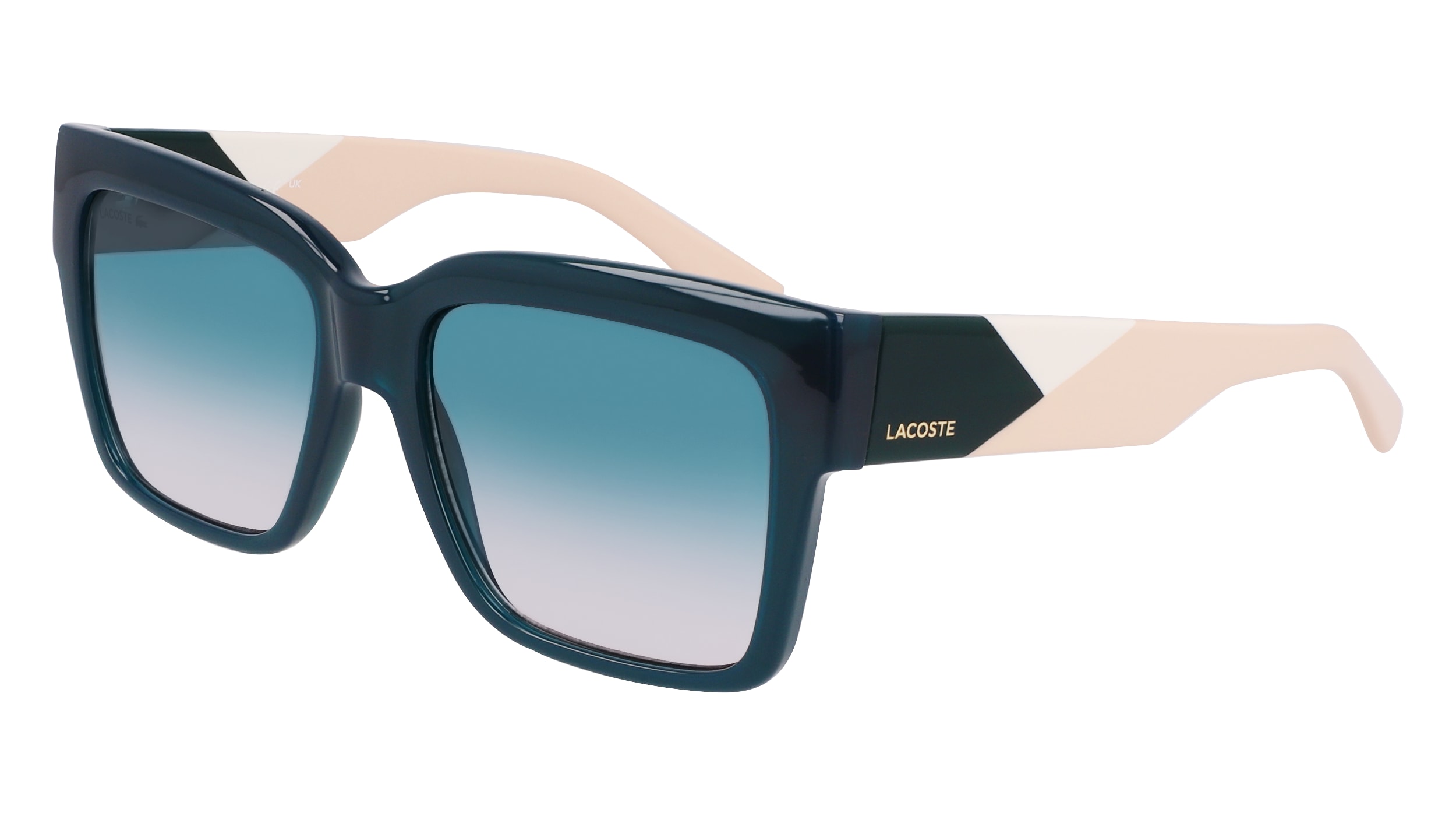 Lacoste Damen L6033S 664 Sonnenbrillen Bio-Injekt Rosa Quadratisch Normal Schattiert-image