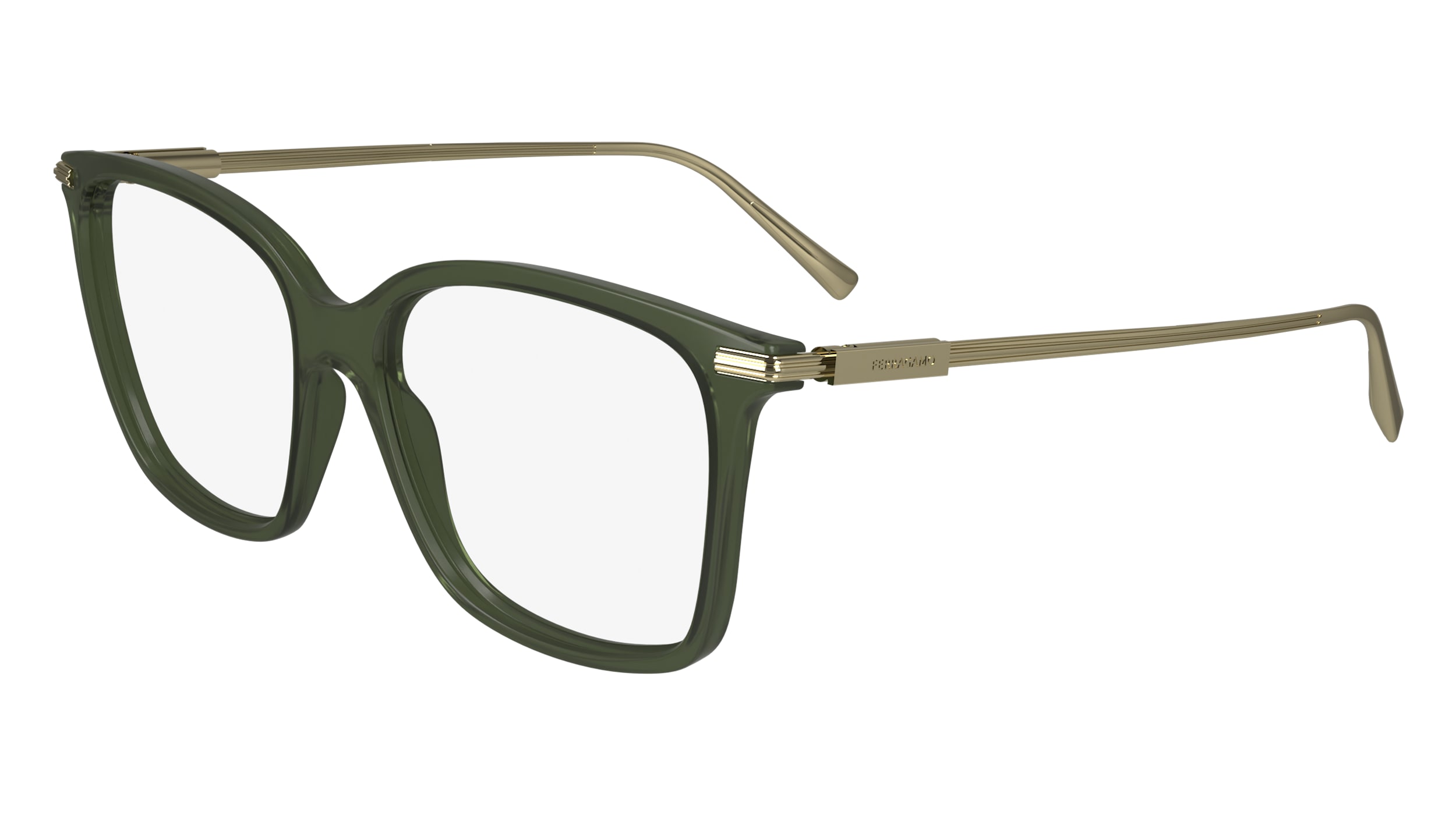 Ferragamo Woman SF2992 320 Vista frames Acetate Green  Squared Normal Normal-image