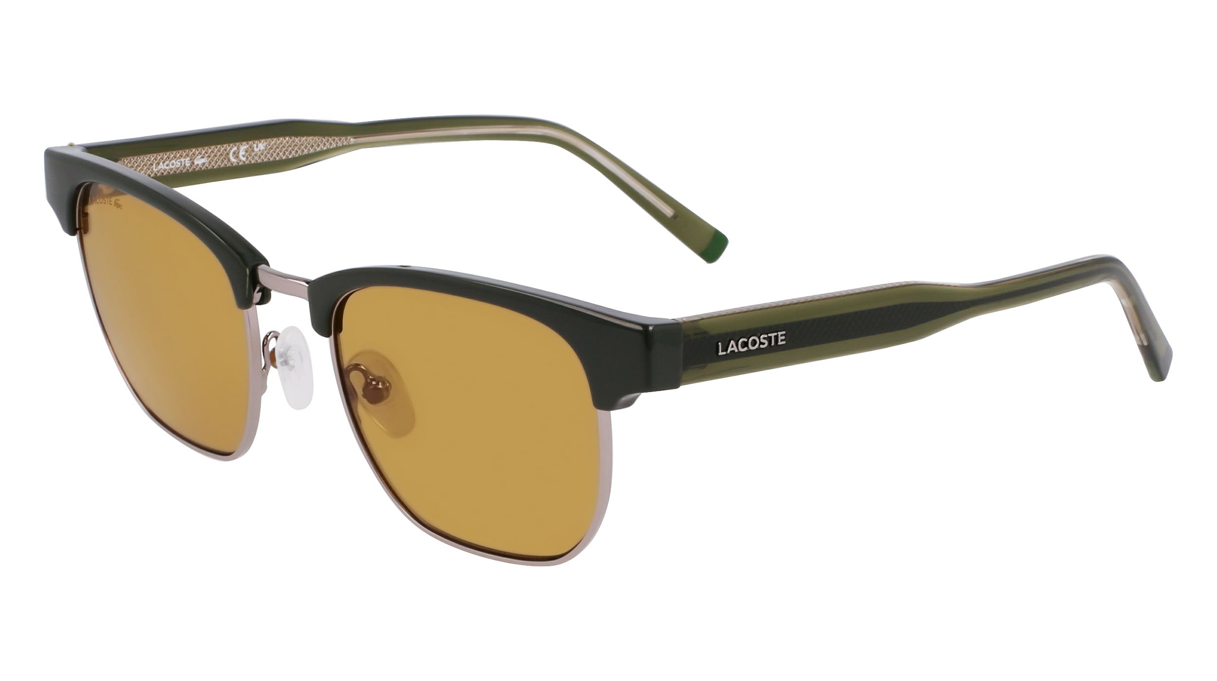 Lacoste Herren L266S 301 Sonnenbrillen Bio-Injekt GrüN Quadratisch Normal-image