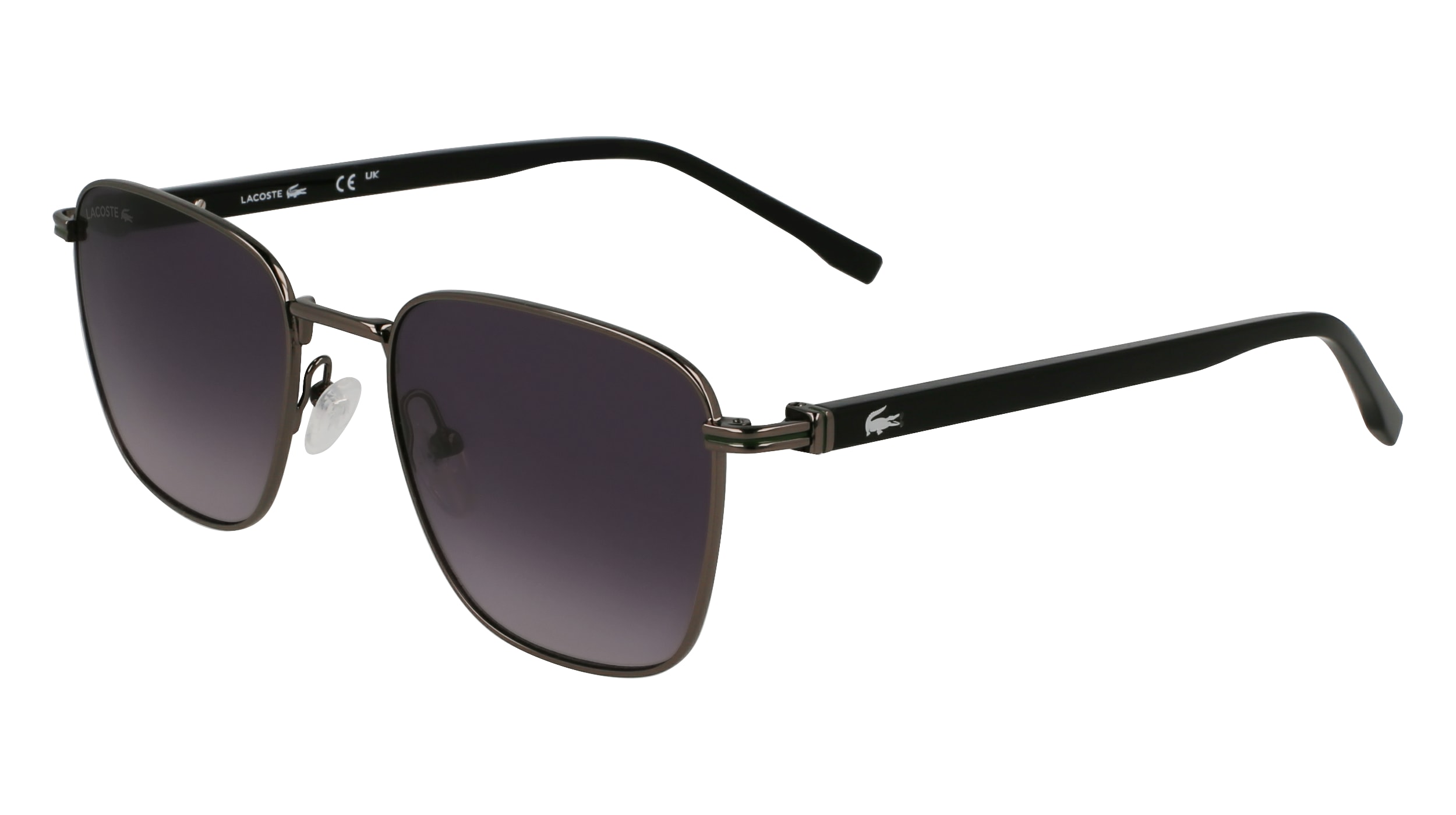 Lacoste Herren L265S 033 Sonnenbrillen Metall Gewehrfass Quadratisch Normal Schattiert-image