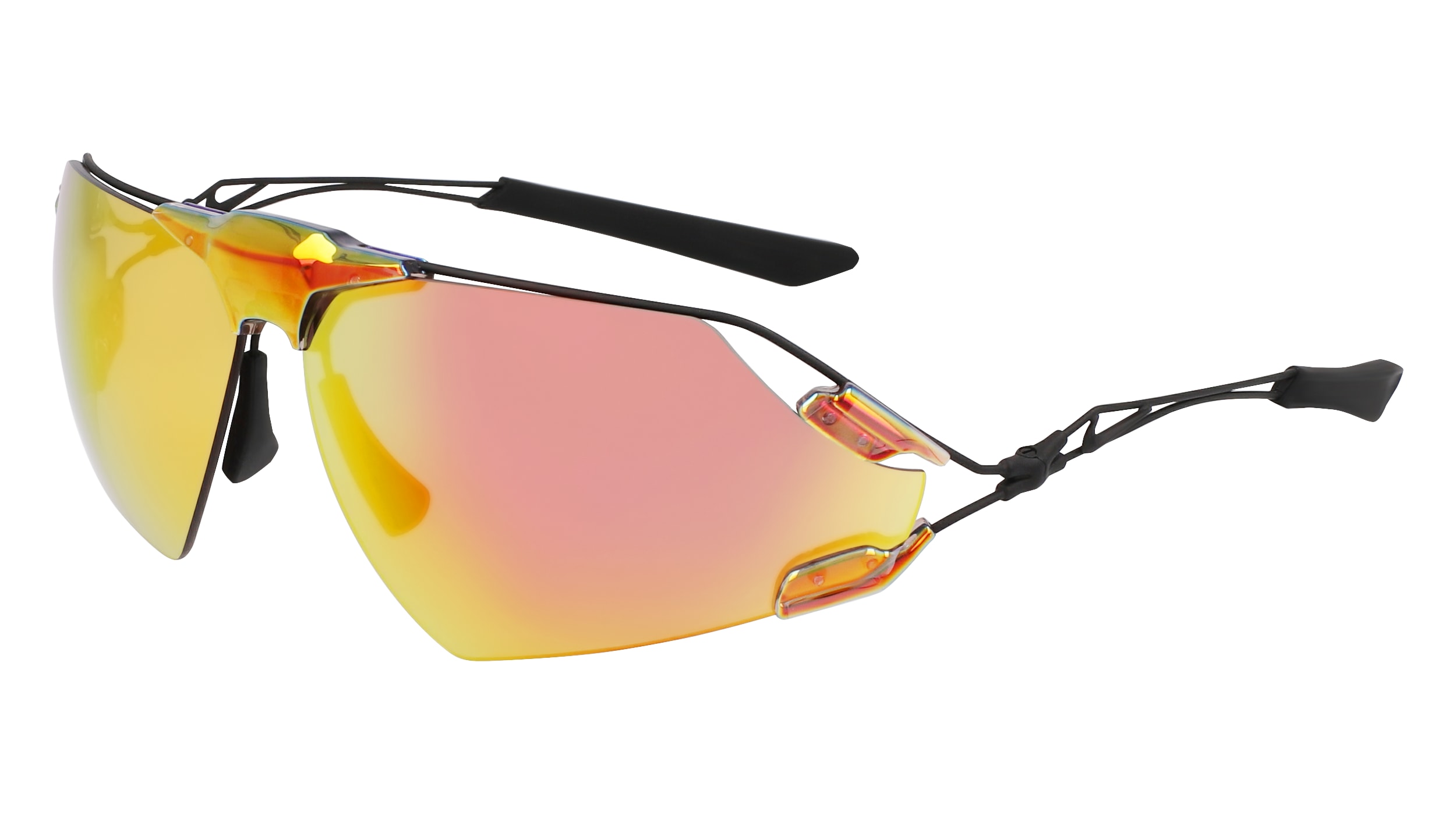 Nike Herren Nike Zeus Edge E EV24031 891 Sonnenbrillen Titan Orange Road Quadratisch Normal-image