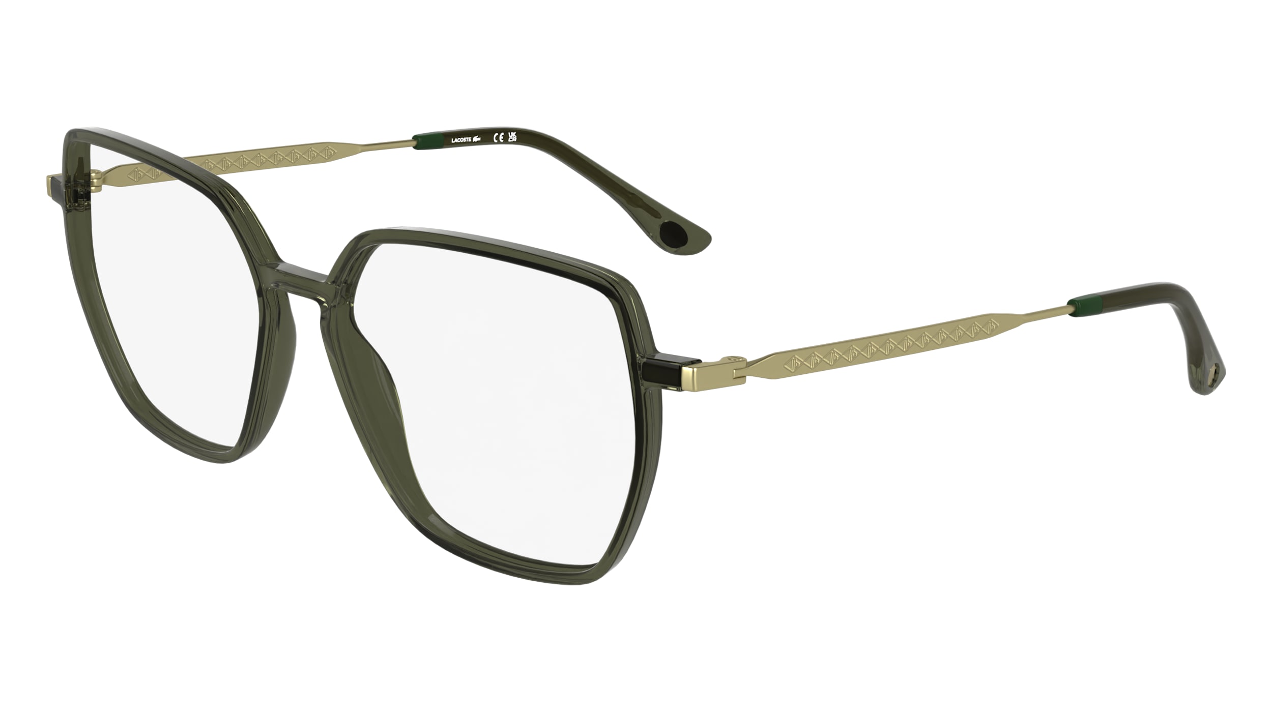 Lacoste Woman L2981 275 Vista frames Bio-inject Green  Squared Normal-image