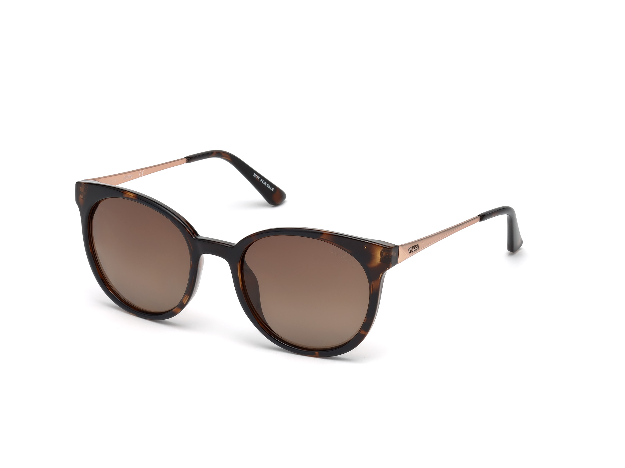 Guess Damen GU7503 52H Sonnenbrillen Injiziert Rund Polarisiert-image