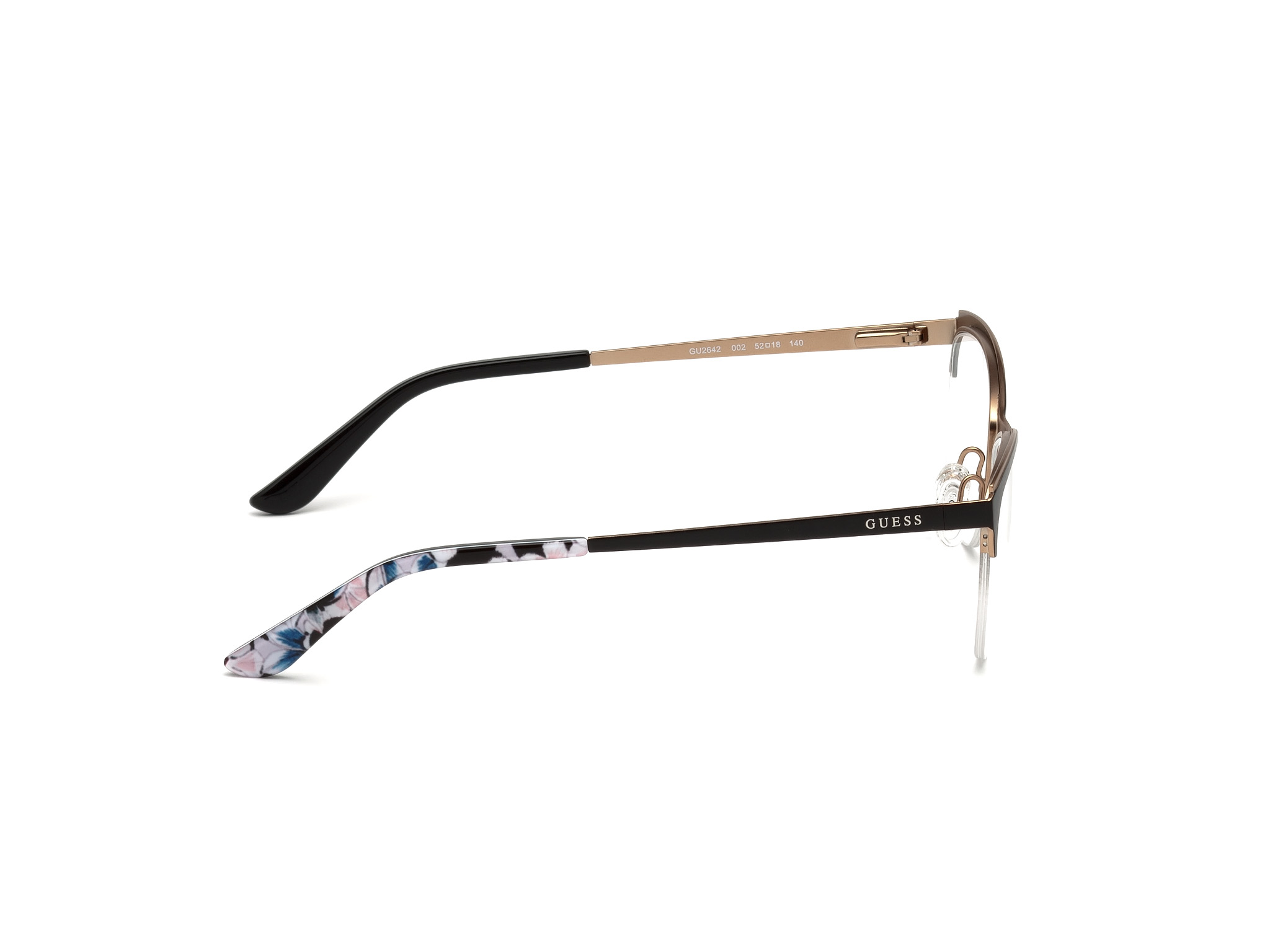 Lunettes De Vue Guess GU2642 Noir Mat - 50/18/135 - Neuf Avec étiquettes, Pour Femme