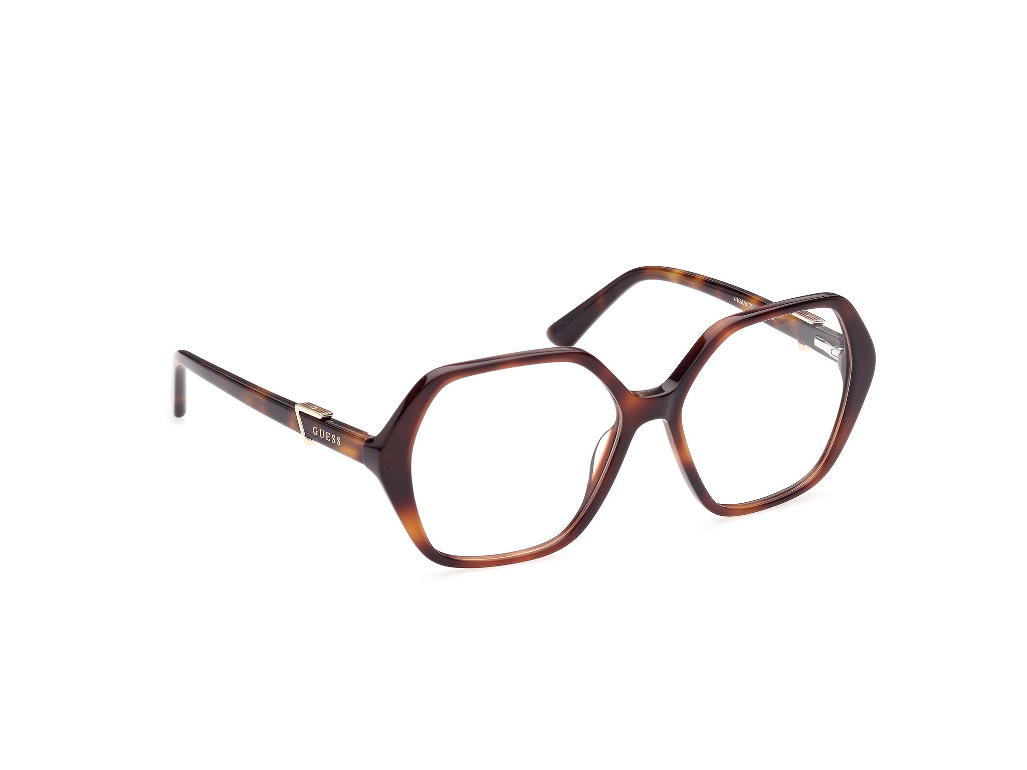 Lunettes De Vue Guess GU2875 - Couleur Blonde Havana, Monture 55/15/140 Pour Femme