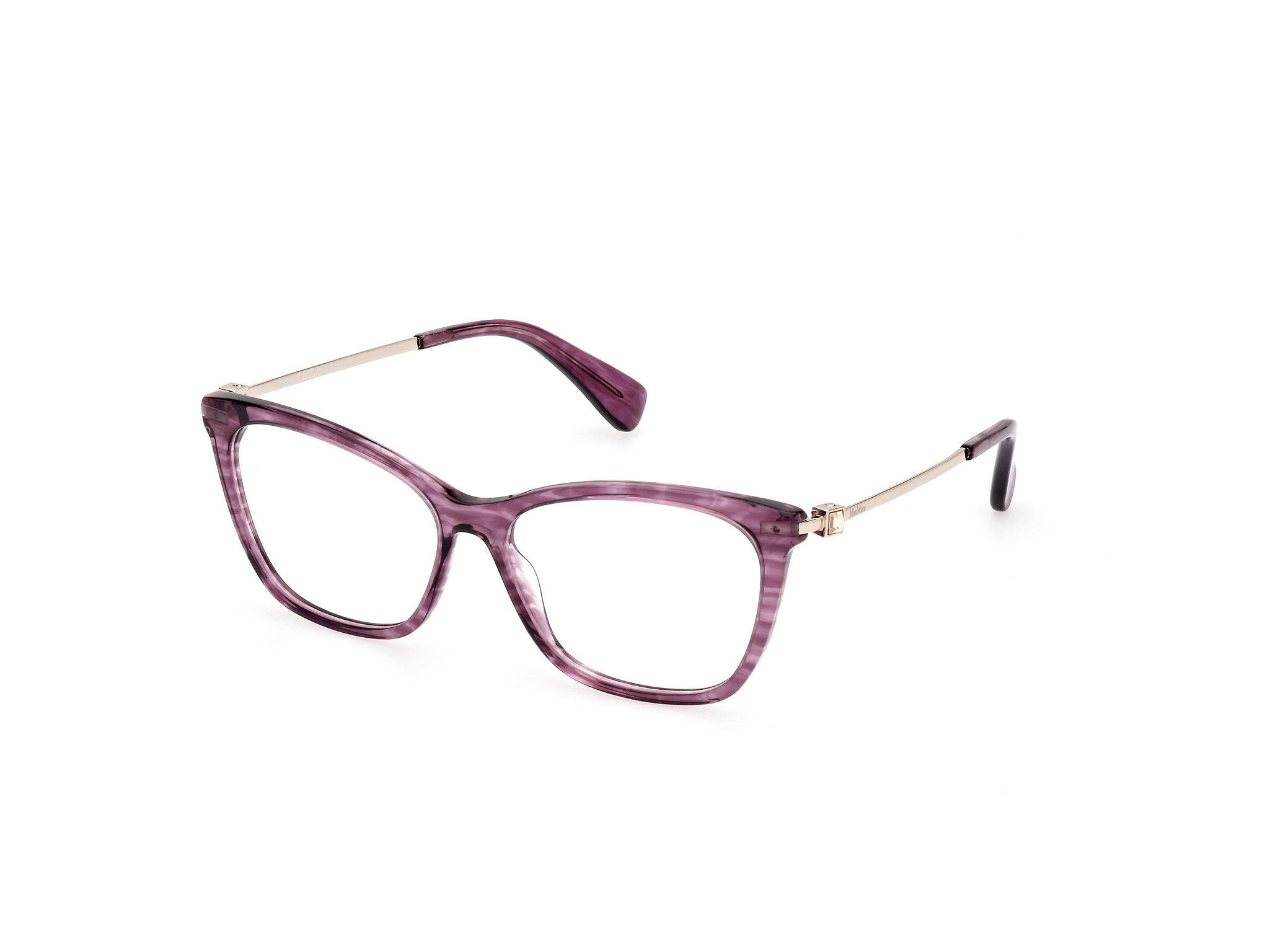 Max Mara Damen MM5070 083 Optische Fassungen Acetat Violett Quadratisch Normal-image