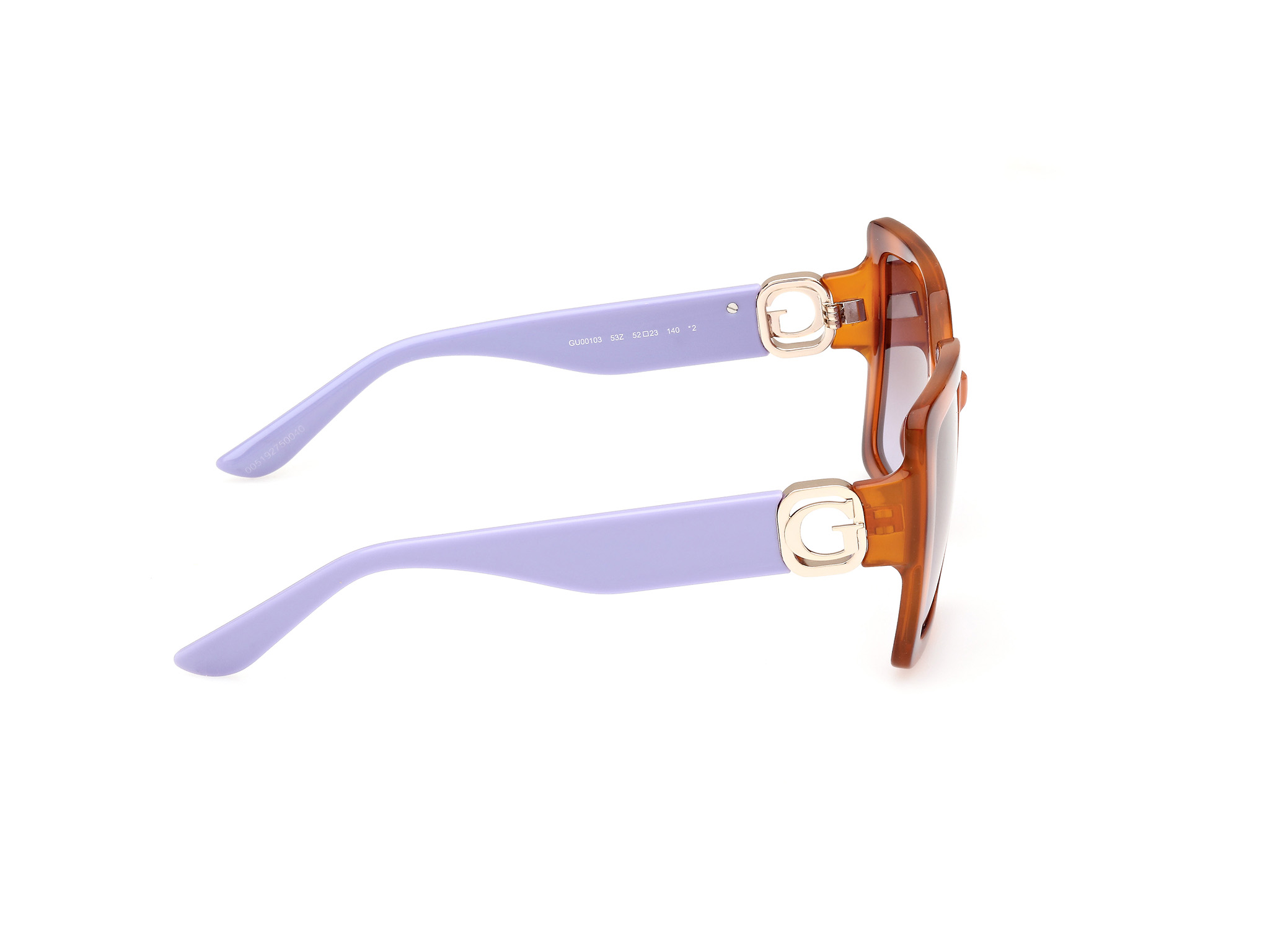 Lunettes De Soleil Guess GU00103 - Monture Havane 52/23/140 - Protection UV400 - Neuf Avec étiquettes