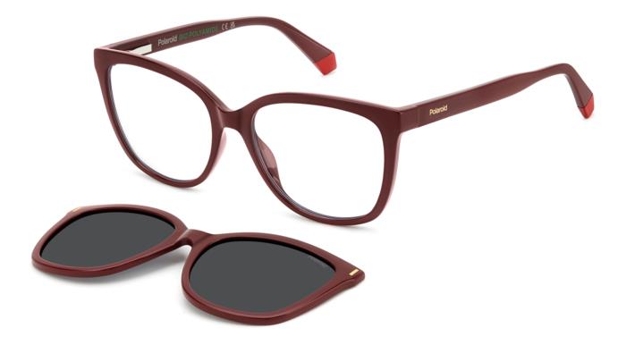 Polaroid Occhiali Da Donna, Rosso, 55/17/140-image
