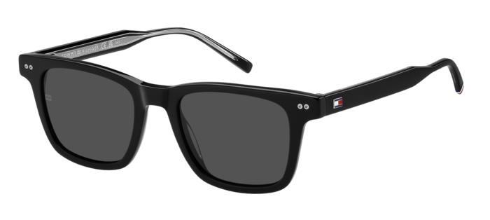 Occhiali Da Sole Tommy Hilfiger Th 2127/S 807 Black 51/20/150 Uomo-image