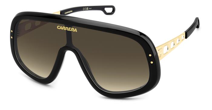 Occhiali Da Sole Carrera Flaglab 17 - Special Edition Black Gold/Black Brown Green Antireflex 99/1/140 Uomo-image
