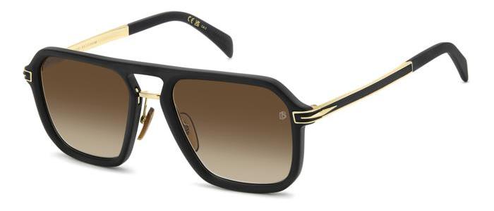 David Beckham Gafas Modelo: Db 7136/S_ C: Matte Black Gold/Eye Size: 56 - Bridge Size: 20 Cura Della Persona E Salute-image