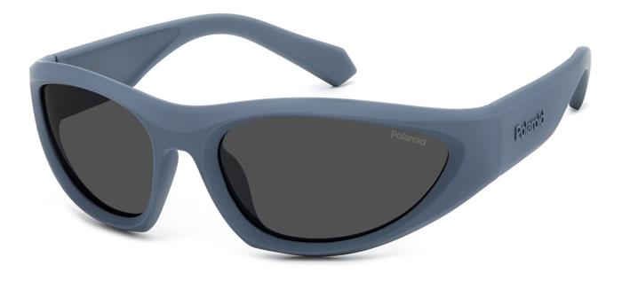 Gafas Polaroid - Modelo: Pld 2165/S_ C: Matte Blue/Eye Size: 59 - Bridge Size: 18 Cura Della Persona E Salute-image