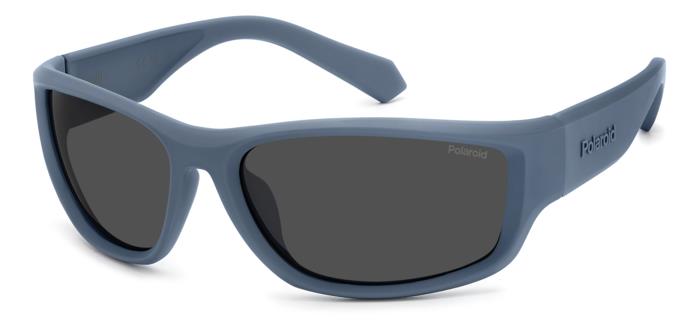 Gafas Polaroid - Modelo: Pld 2166/S_ C: Matte Blue/Eye Size: 62 - Bridge Size: 17 Cura Della Persona E Salute-image