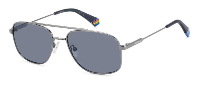 Gafas Polaroid - Modelo: Pld 6235/S/X_ C: Ruthenium Blue/Eye Size: 56 - Bridge Size: 17 Cura Della Persona E Salute-image