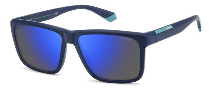 Gafas Polaroid - Modelo: Pld 2164/S_ C: Matte Blue/Eye Size: 58 - Bridge Size: 15 Cura Della Persona E Salute-image