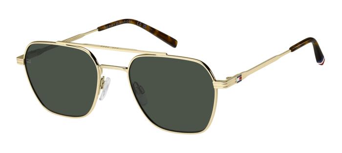 Tommy Hilfiger Occhiali - Modello Th 2192/S, Colore Oro, Lente 55 Mm, Ponte 21 Mm-image