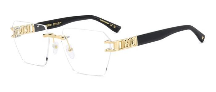 DSQUARED2 D2 0173 Occhiali, Rose Gold, Standard Unisex Adulto-image