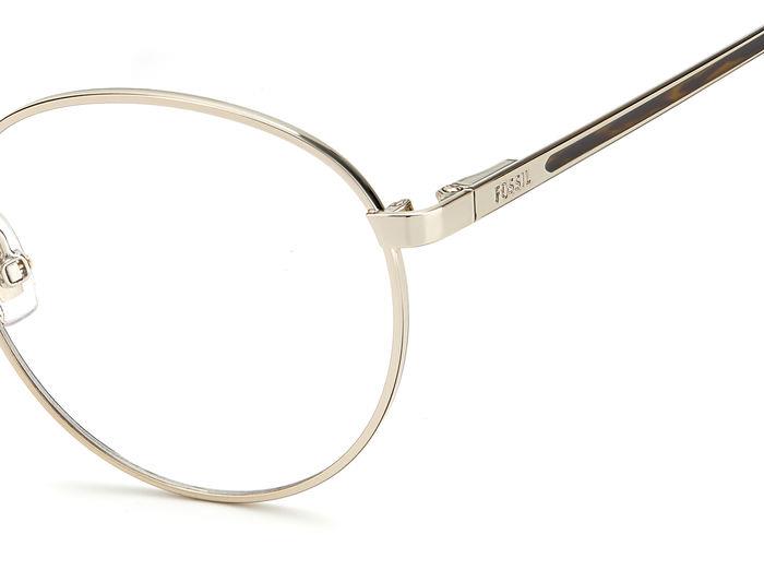 Occhiali Da Sole Uomo Fossil Fos 3093/s – Metallici, Montatura Oro Chiaro E Lenti Sfumate – 51 Mm – Con Custodia Protettiva