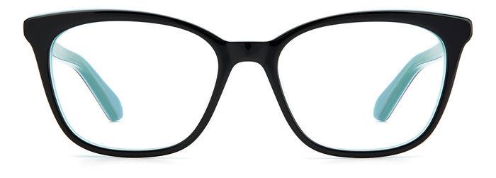 NEW KATE SPADE women\'s ninna/g 807 eyeglasses in black/teal NEW KATE SPADE NEW YORK NINNA/G 807 BLACK TEAL AUTHENTIC  main image 3