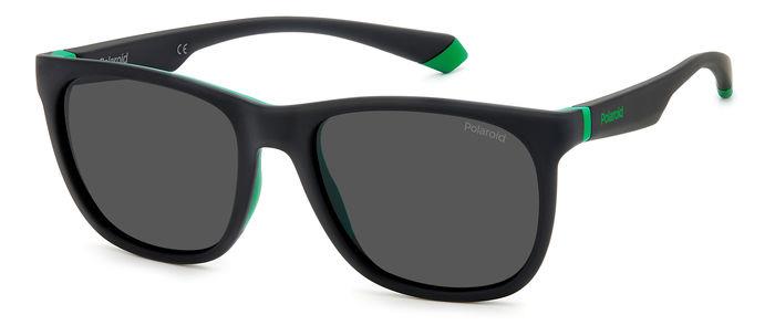 Polaroid Pld 2140/S 3OL/M9 Mt Blk Grn Sunglasses Unisex Polycarbonate, Standard, 55-image
