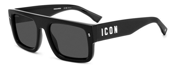 Dsquared2 Icon 0008/S 807/IR Black Sunglasses Man Standard, Standard, 54-image