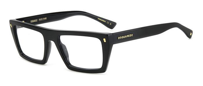 Dsquared2 D2 0130 807/19 Black Eyewear Man Standard, Standard, 54-image